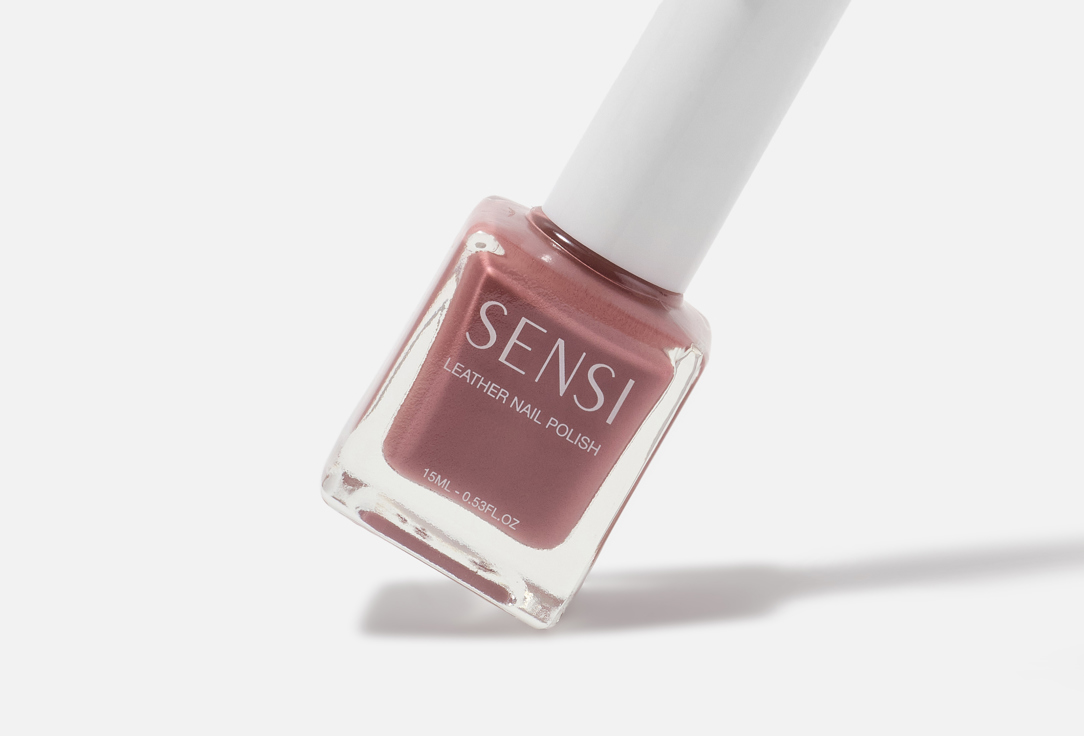 SENSI Матовый лак для ногтей с текстурным эффектом Leather Nail Polish
