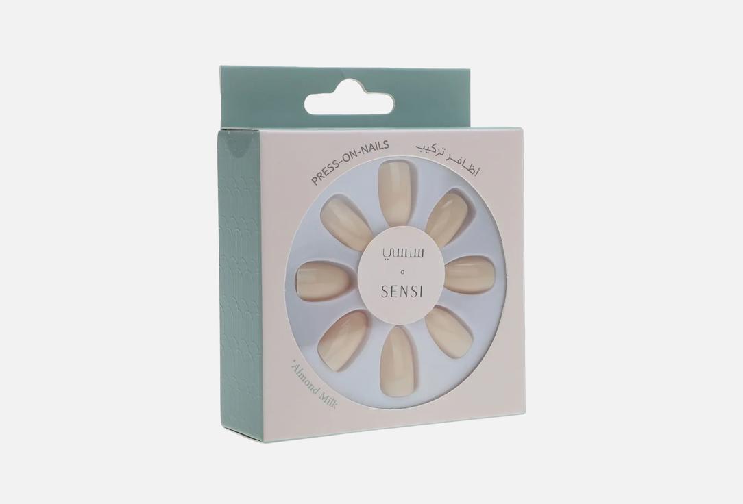 SENSI False Nails Set Almond Milk