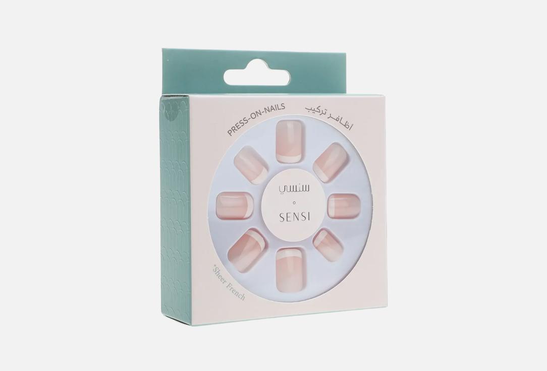 SENSI False Nails Set Sheer French