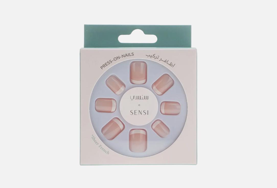 SENSI False Nails Set Sheer French