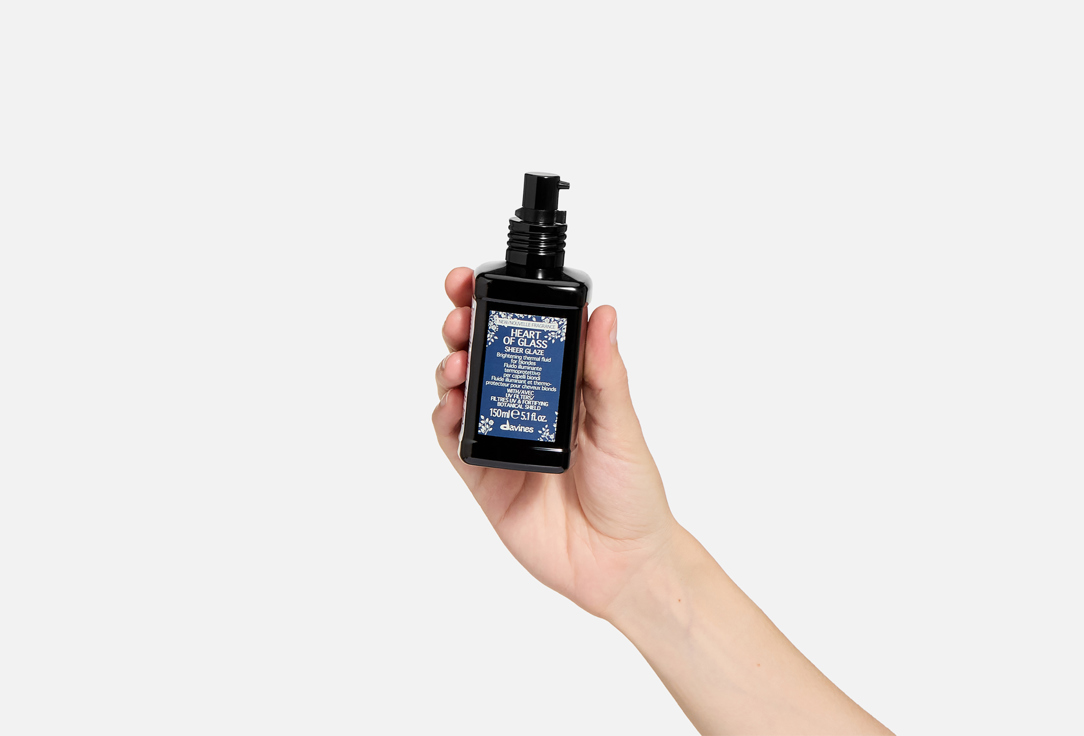 Davines Термозащитный и увлажняющий флюид для волос Heart Of Glass Sheer Glaze