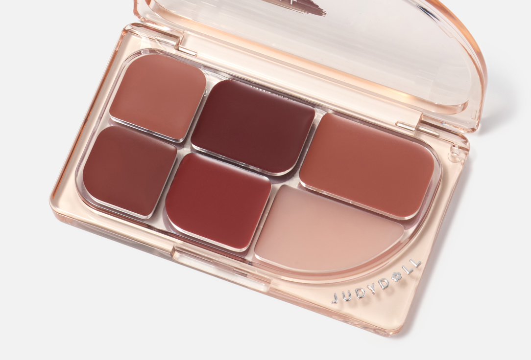 Judydoll Creamy lip & face palette 6-Color Multi-Use Lip Palette
