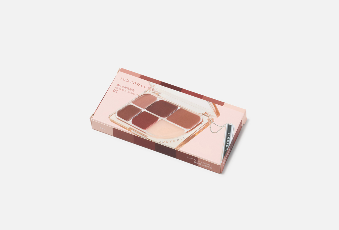 Judydoll Creamy lip & face palette 6-Color Multi-Use Lip Palette