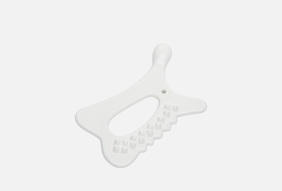 DERMA FACTORY Face & Body Massager Ceramic Multi Gua Sha Massager 1 pcs DERMA FACTORY Face & Body Massager Ceramic Multi Gua Sha Massager