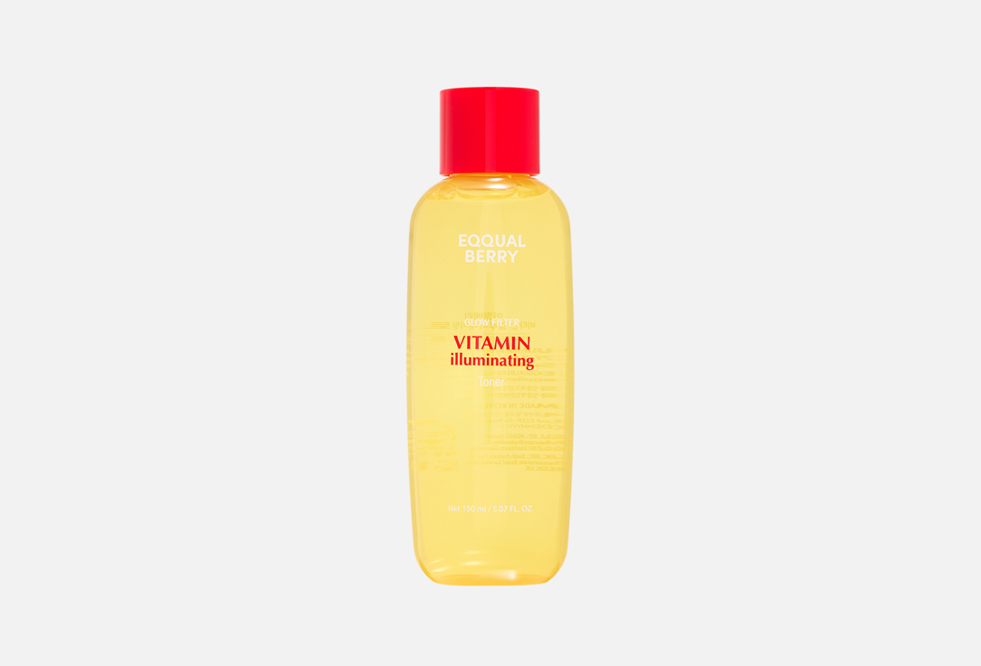 EQQUALBERRY Brightening gently exfoliating face toner Vitamin Illuminating 150 ml EQQUALBERRY Brightening gently exfoliating face toner Vitamin Illuminating