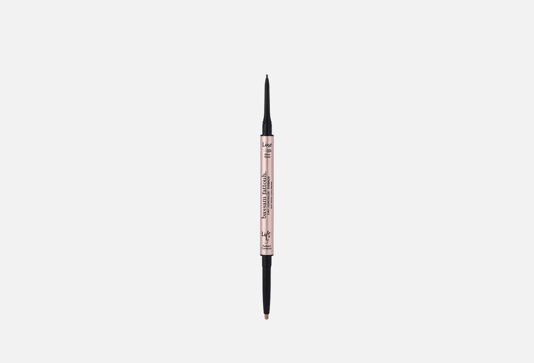 BASSAM FATTOUH defining pencil with spoolie 2 In 1 Pencil Soft Beige Cool Ash