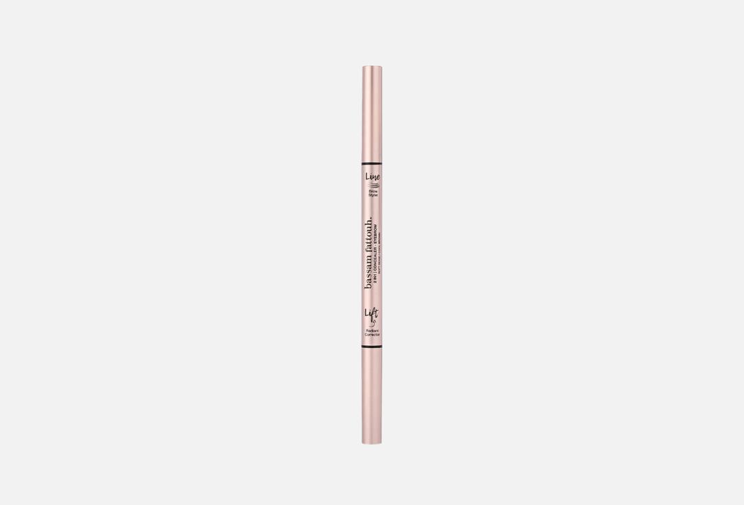 BASSAM FATTOUH defining pencil with spoolie 2 In 1 Pencil Soft Beige Cool Ash
