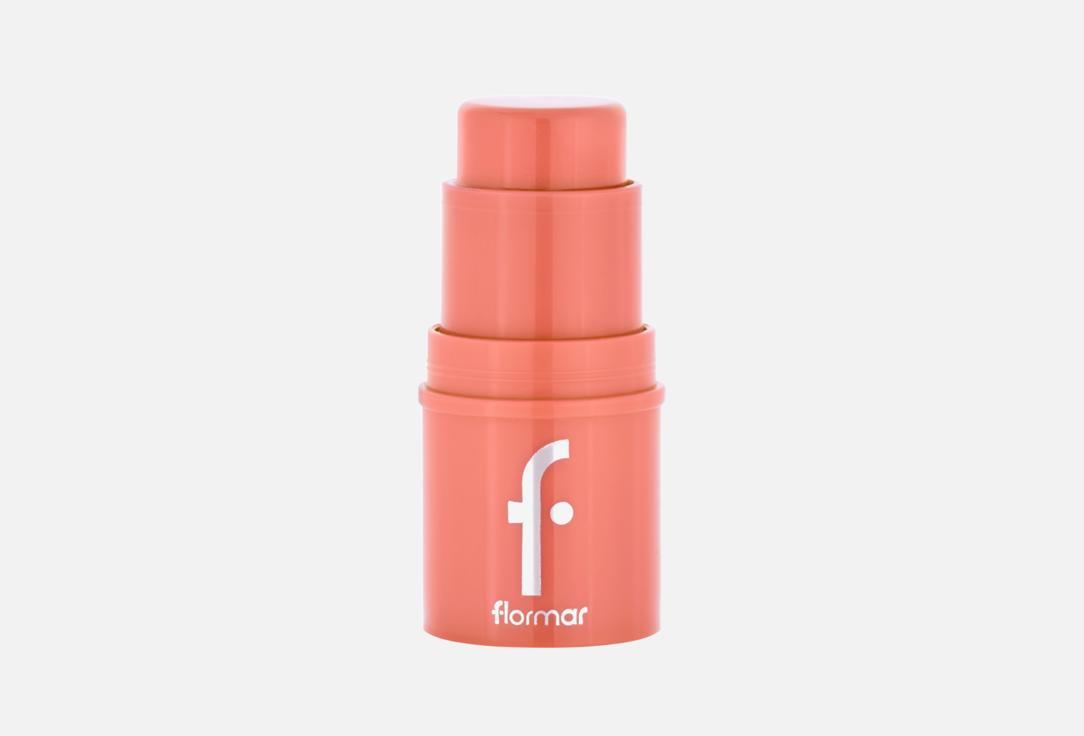 Flormar Cream blush stick with natural finish To Go Stick 01, Peachy glam 4 g Flormar Cream blush stick with natural finish To Go Stick