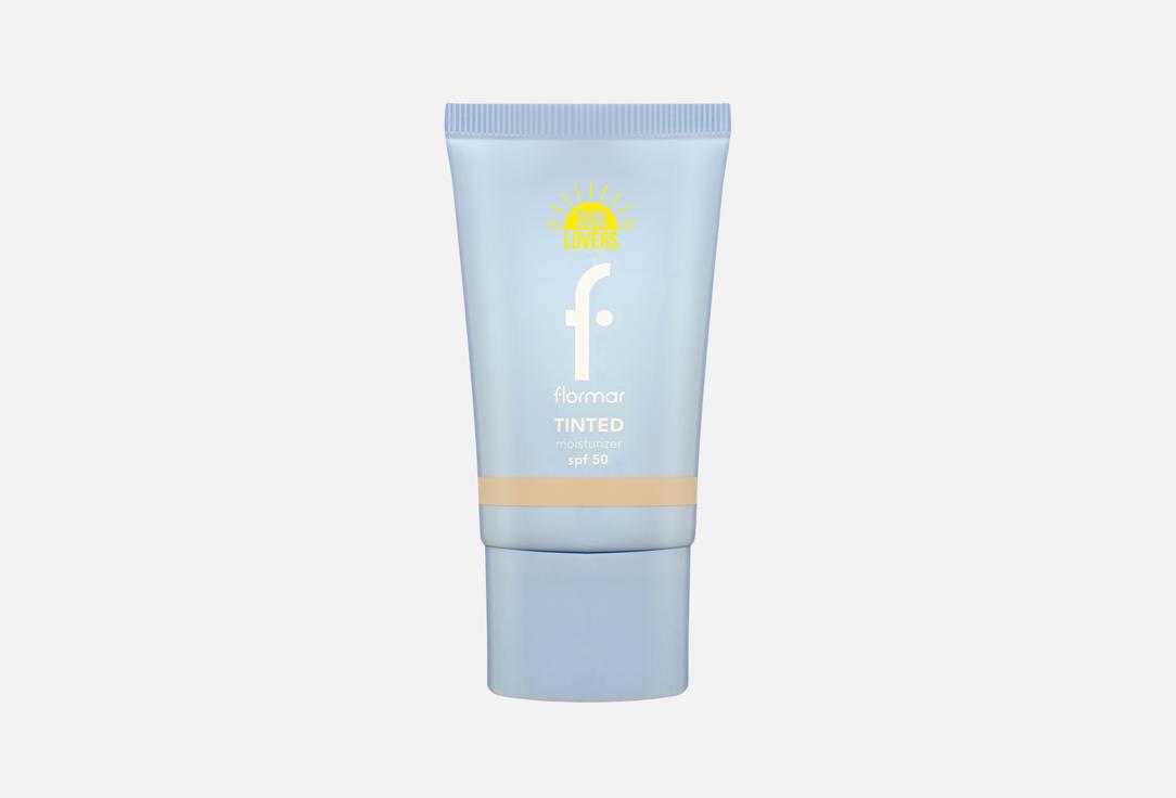 Flormar Tinted moisturizing face cream with SPF50 Tinted Moisturizer 004, Ivory Beige 30 ml Flormar Tinted moisturizing face cream with SPF50 Tinted Moisturizer