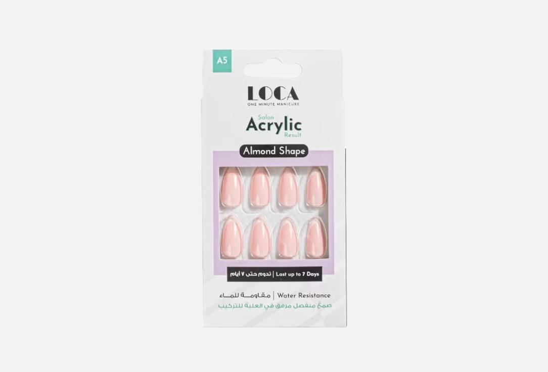 Loca Professional False Nails Acrylic Almond Shape А5 5 ml Loca Professional False Nails Acrylic Almond Shape