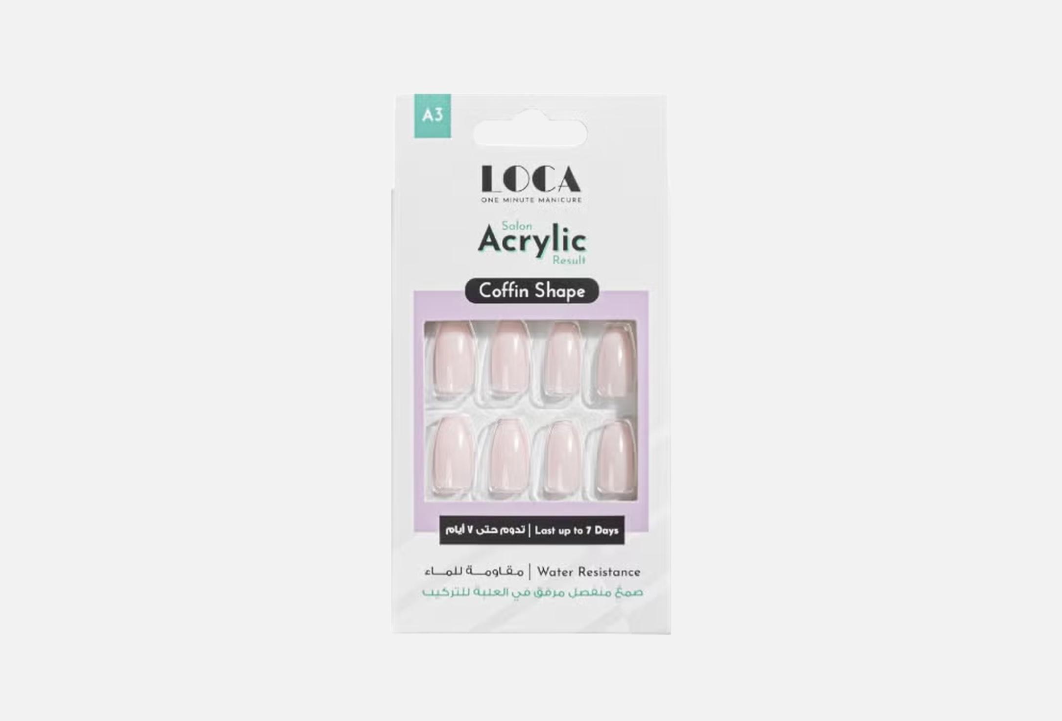 Acrylic Coffin Shape 5 А3