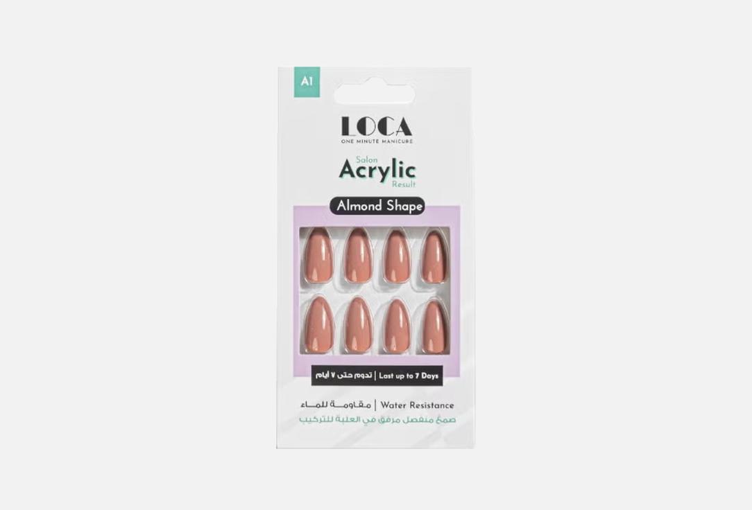 Loca Professional False Nails Acrylic Almond Shape А1 5 ml Loca Professional False Nails Acrylic Almond Shape