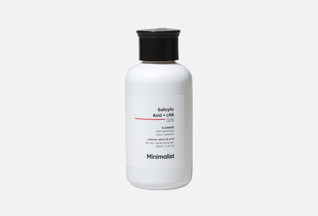 MINIMALIST Anti-blemish face cleanser Salicylic Acid + LHA 2%