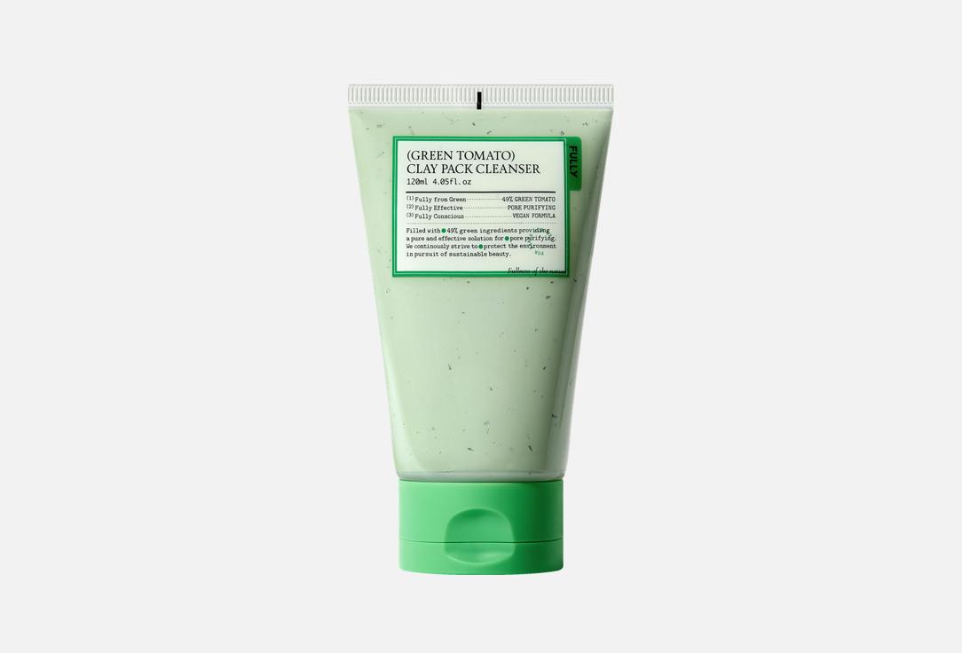 FULLY Exfoliating clay mask cleanser for face Green tomato 120 ml FULLY Exfoliating clay mask cleanser for face Green tomato