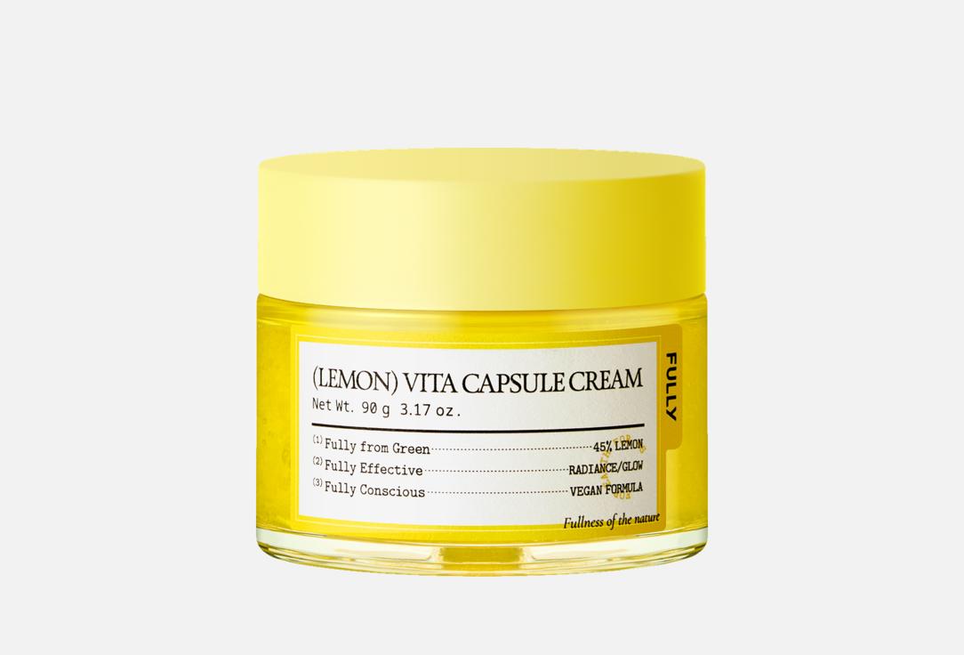 FULLY Brightening hydrating capsule face cream Lemon vita capsule