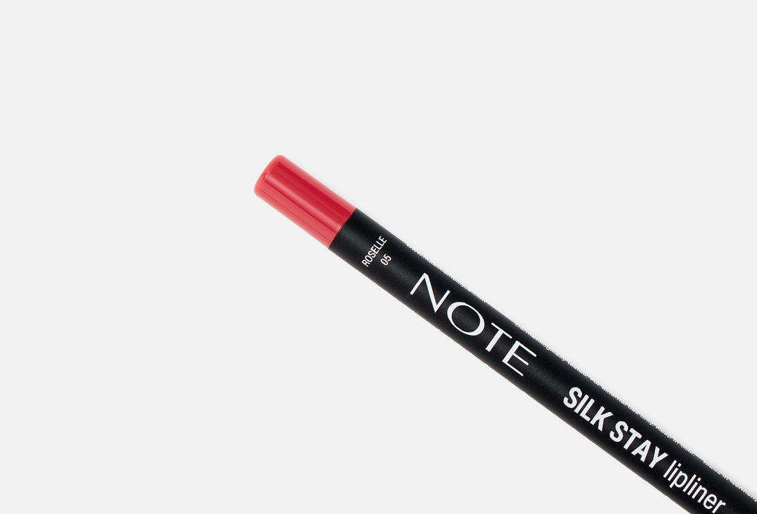 NOTE Waterproof Gel Lip Liner silk stay 05, Roselle 1.2 g NOTE Waterproof Gel Lip Liner silk stay