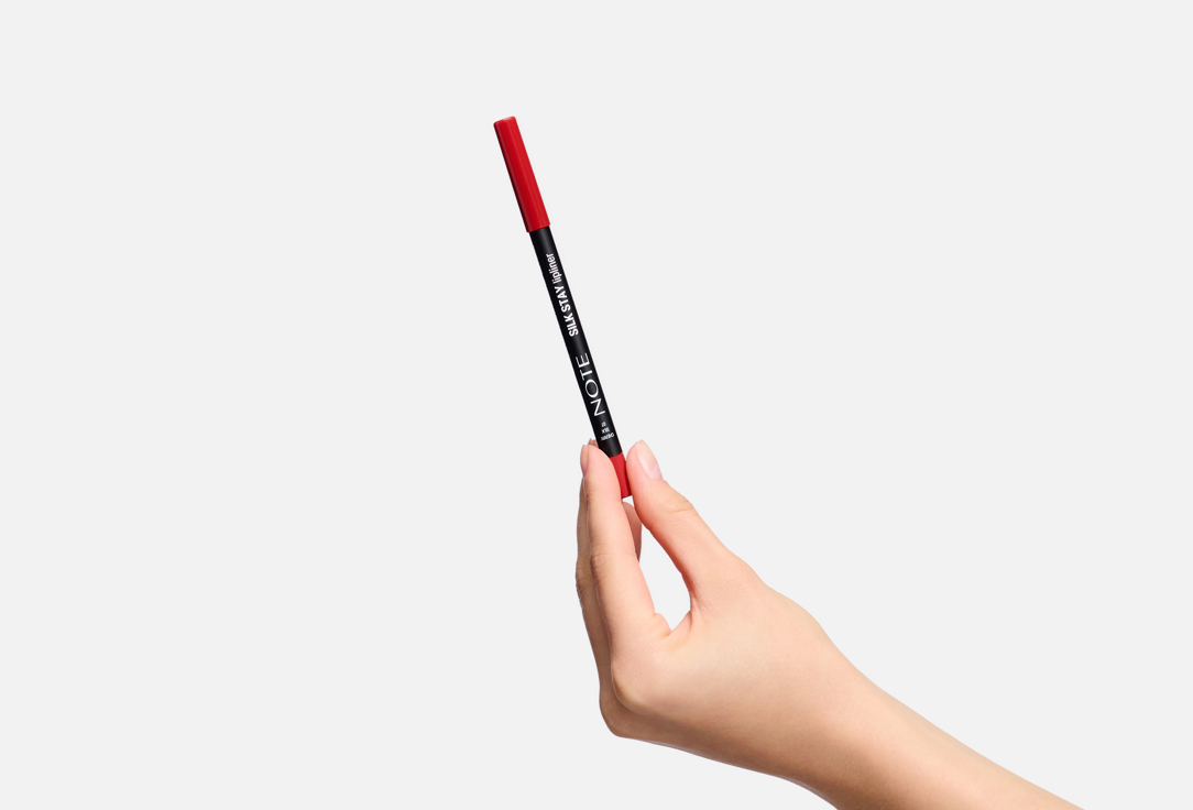 NOTE Waterproof Gel Lip Liner silk stay 07, Cherry silk 1.2 g NOTE Waterproof Gel Lip Liner silk stay