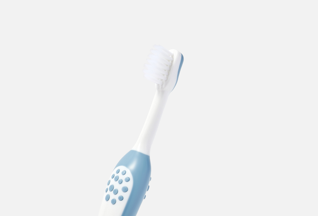 CHICCO Toothbrush set for babies 6-36 months Indigo & Mustard Toothbrushes