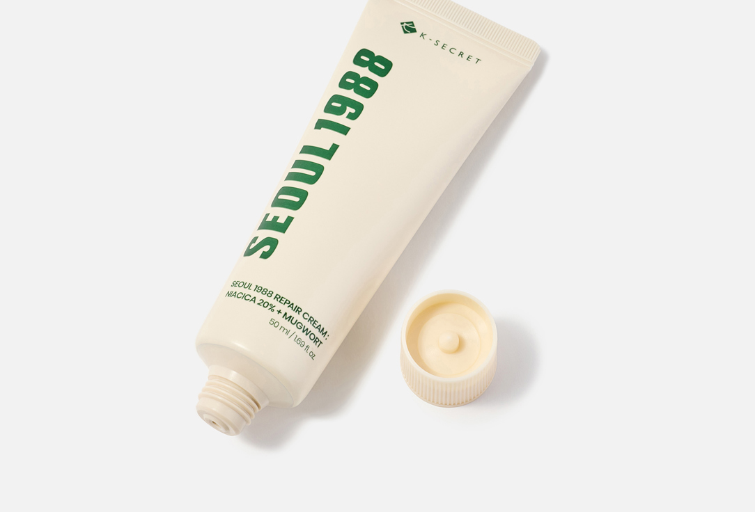 K-SECRET Repairing soothing face cream SEOUL 1988 NIACICA 20% REPAIR CREAM