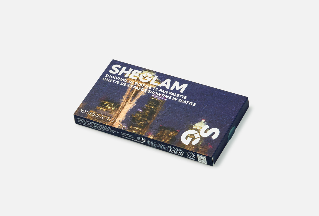 Sheglam multi-finish eyeshadow palette Showtime In Seattle