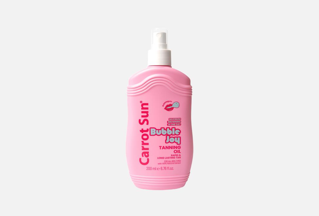Carrot Sun Nourishing tanning body oil Bubble joy 200 ml Carrot Sun Nourishing tanning body oil Bubble joy