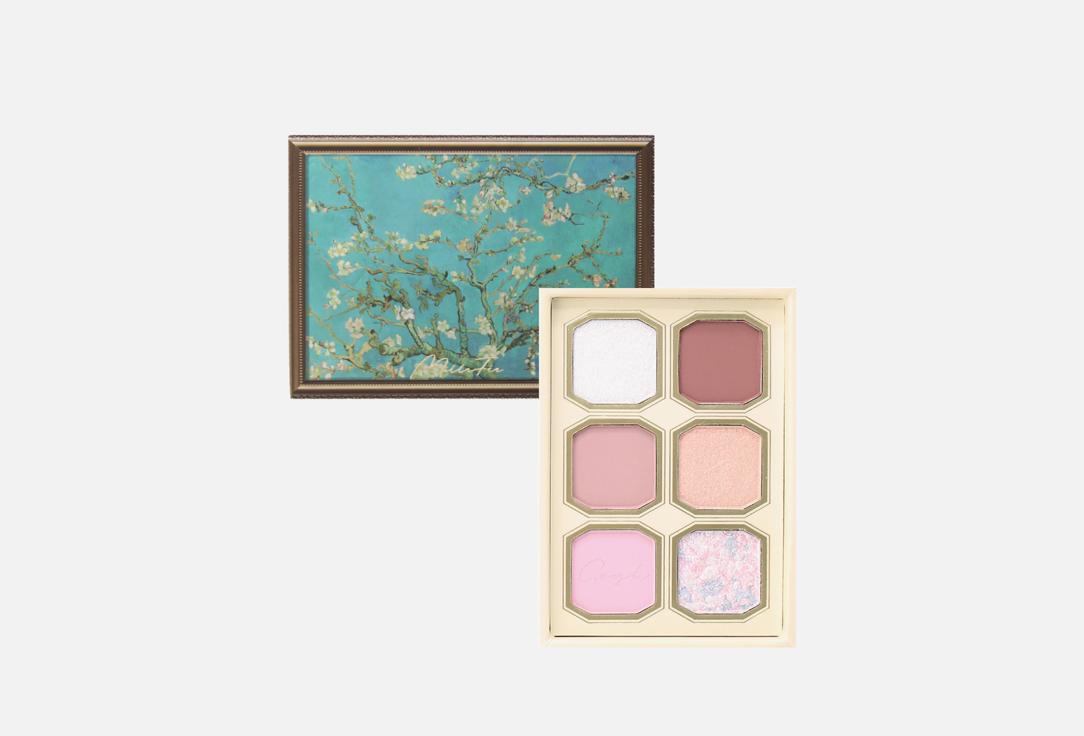 MILLEFEE Powder eyeshadow palette Painting Eyeshadow Palette 09, Almond blossom 6 g MILLEFEE Powder eyeshadow palette Painting Eyeshadow Palette