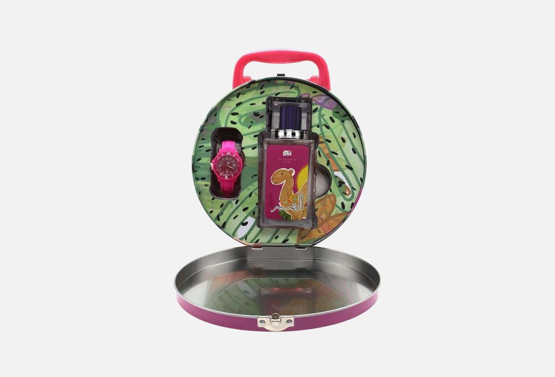 JAD Eau de Toilette & Kids Watch Set Bunai kids Camel's patience Pink