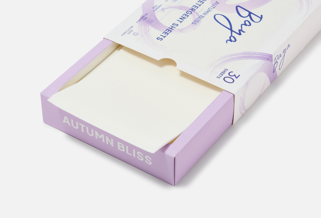 Baya laundry detergent sheets Autumn Bliss