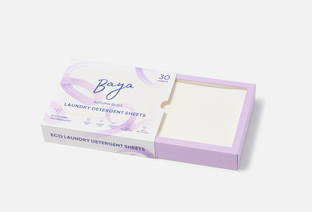 Baya laundry detergent sheets Autumn Bliss