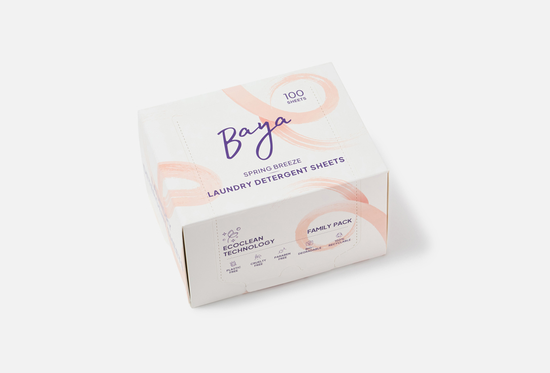 Baya laundry detergent sheets Spring Breeze