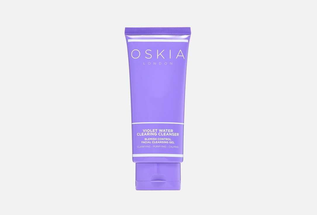 OSKIA Daily blemish control face gel cleanser Violet Water