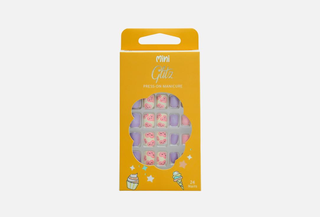 GLITZ Press-on nails Kids Heart
