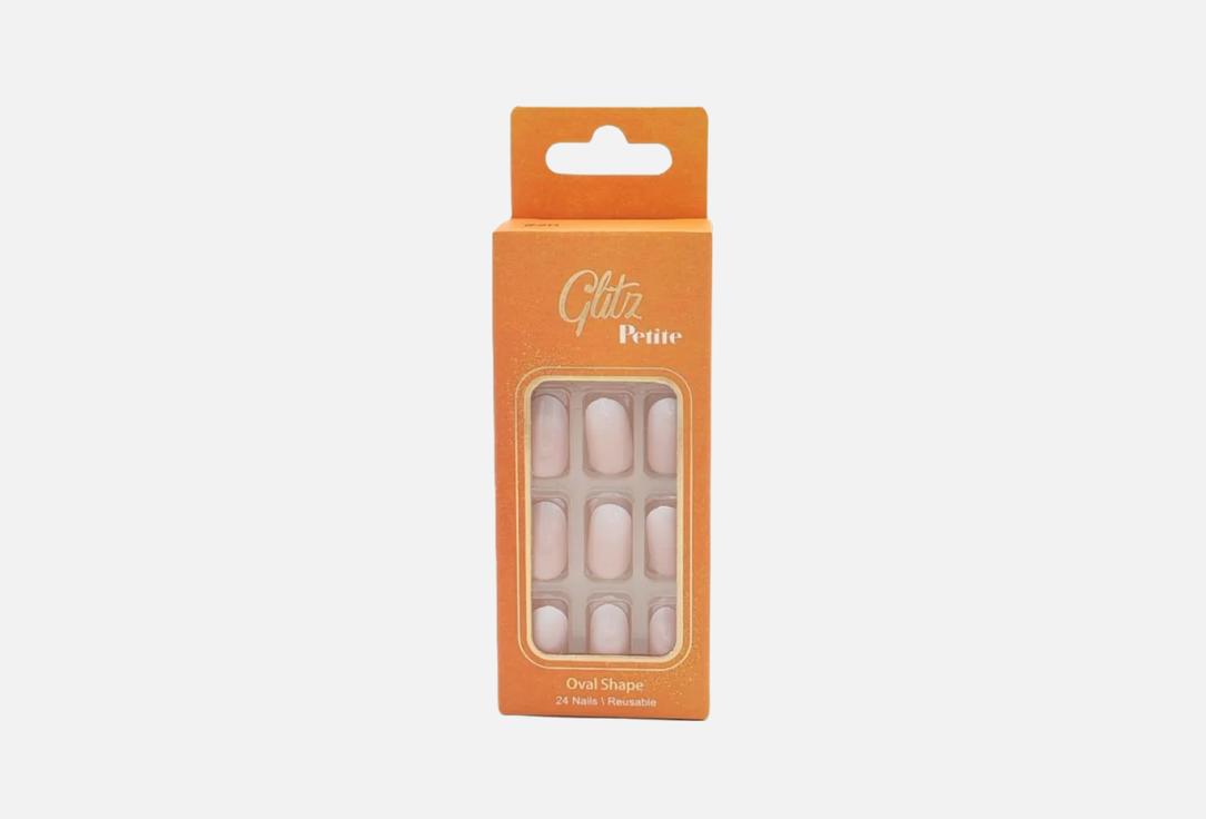 GLITZ Press-on nails Petite Ombre Pink