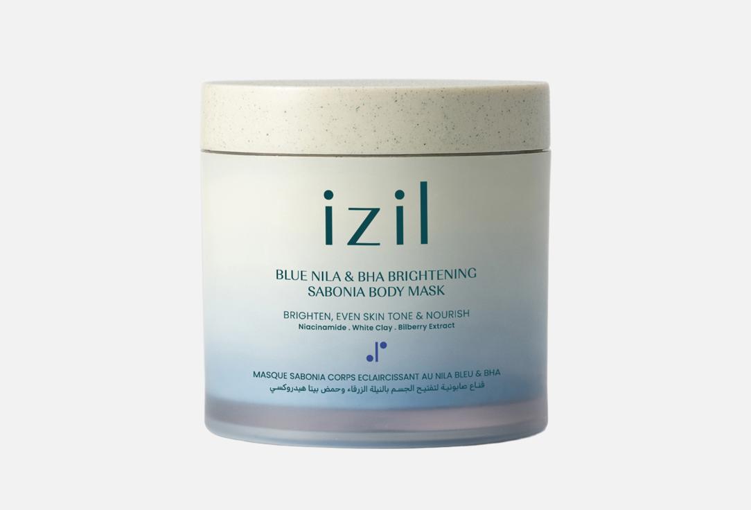 Izil Beauty Brightening exfoliating body mask Blue Nila & BHA Brightening Sabonia