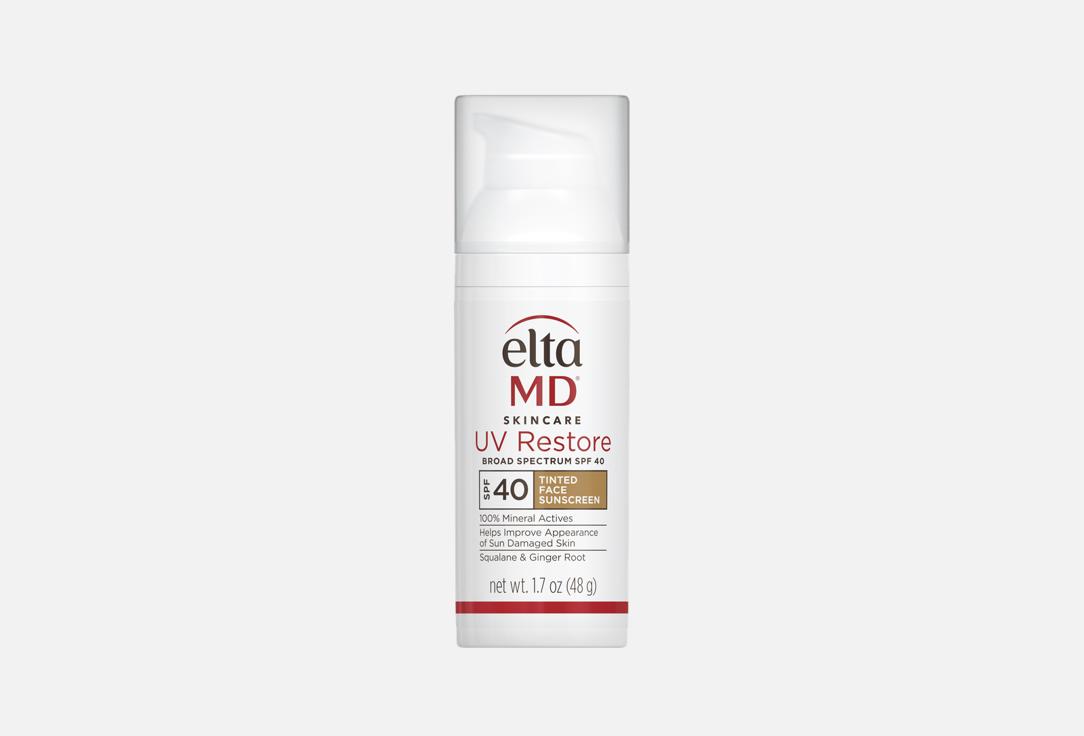 EltaMD Tinted restoring anti aging face sunscreen SPF 40 Elta med UV restore