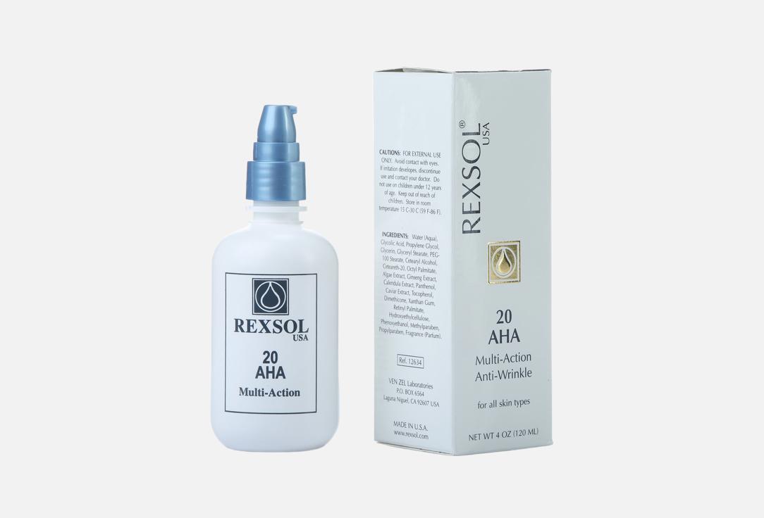 Rexsol Exfoliating renewing face cream 20 AHA MULTI-ACTION 120 ml Rexsol Exfoliating renewing face cream 20 AHA MULTI-ACTION