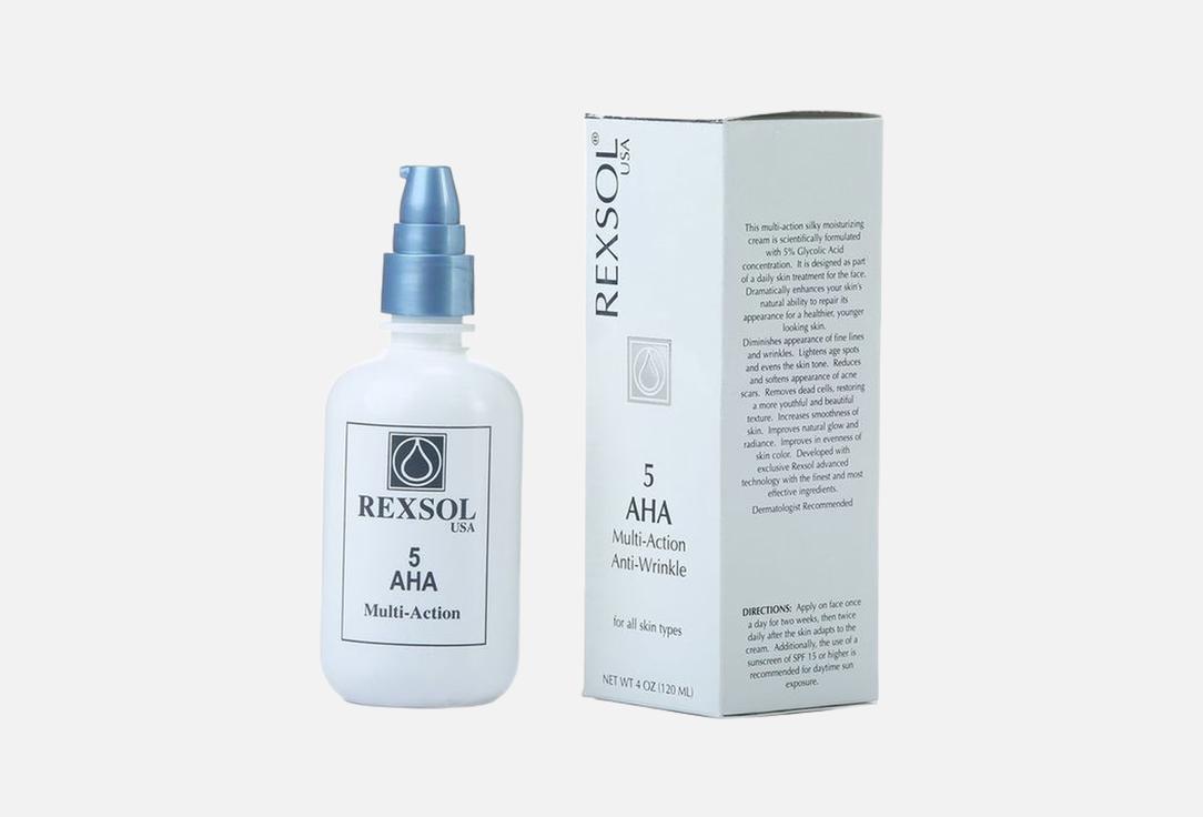 Rexsol Exfoliating renewing face cream 5 AHA MULTI-ACTION 120 ml Rexsol Exfoliating renewing face cream 5 AHA MULTI-ACTION