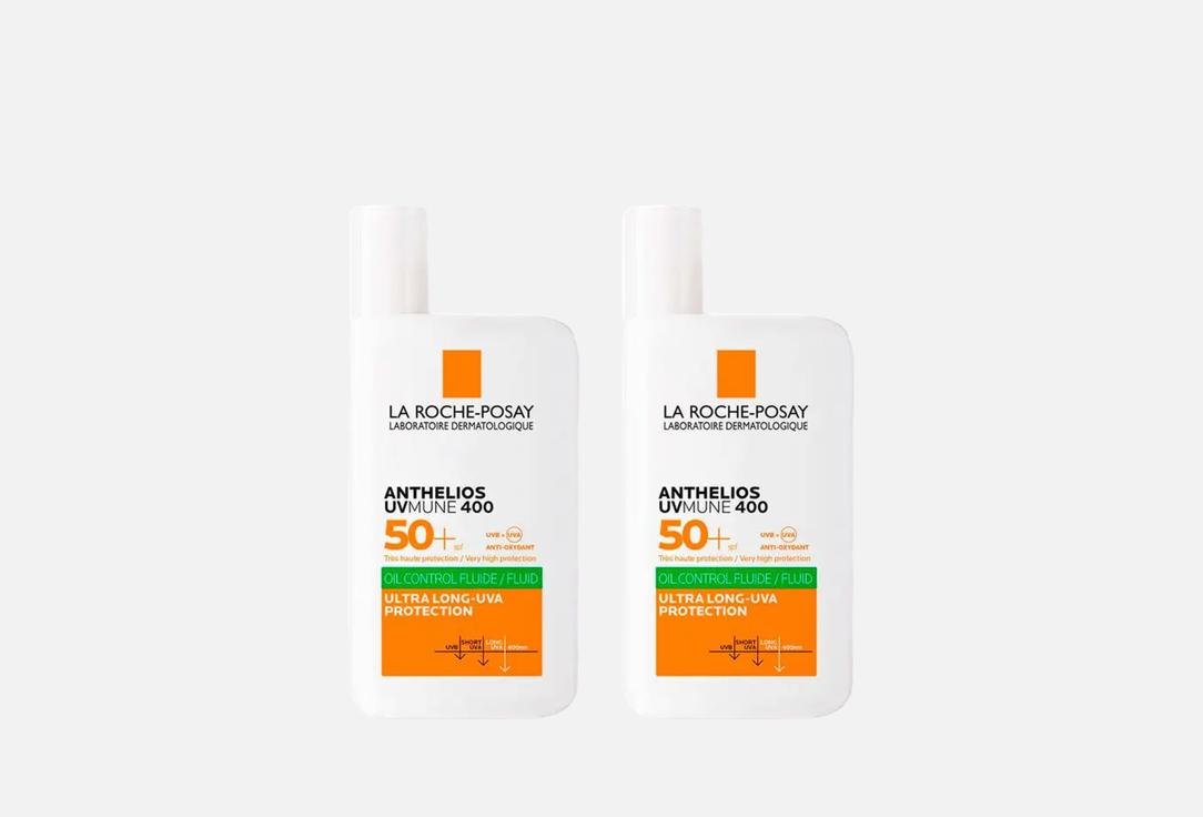 La Roche-Posay Sunscreen Face Fluid SPF 50+ Pack Anthelios UVMUNE 400 2 pcs La Roche-Posay Sunscreen Face Fluid SPF 50+ Pack Anthelios UVMUNE 400