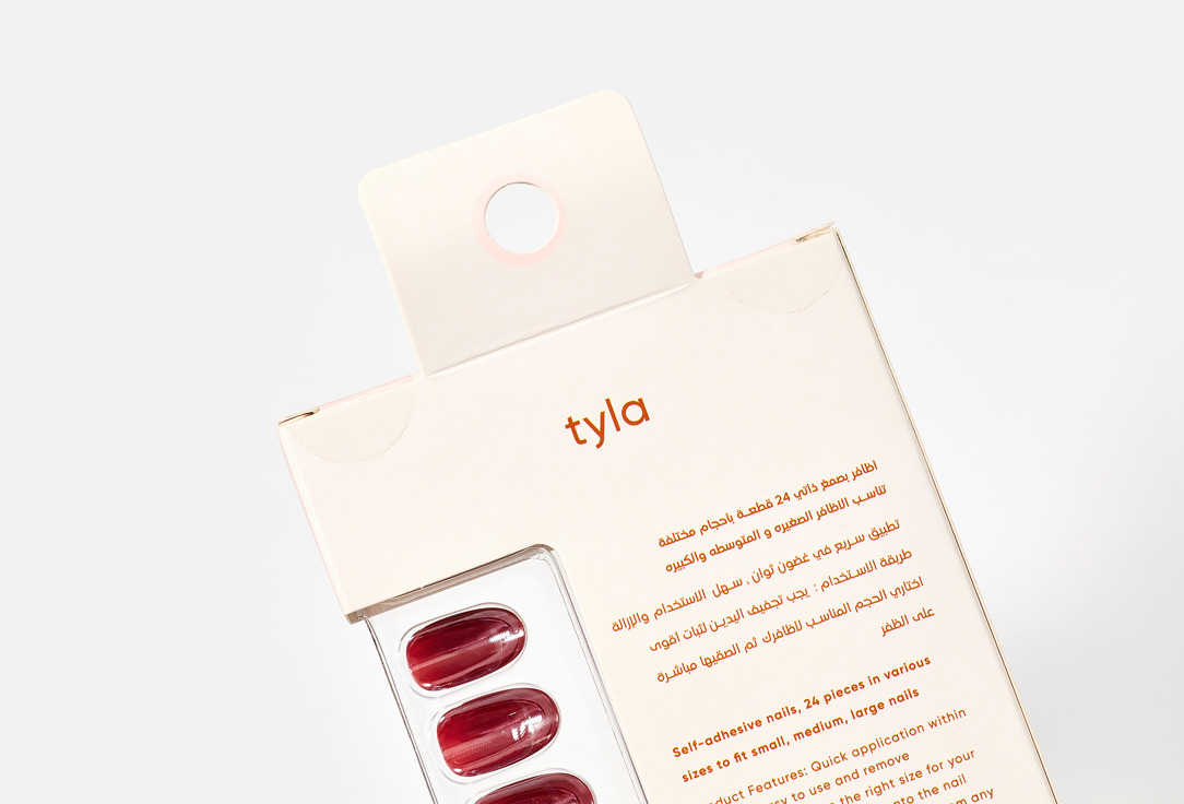 Tyla Press On Nails Oval 03, Myst 24 pcs Tyla Press On Nails Oval