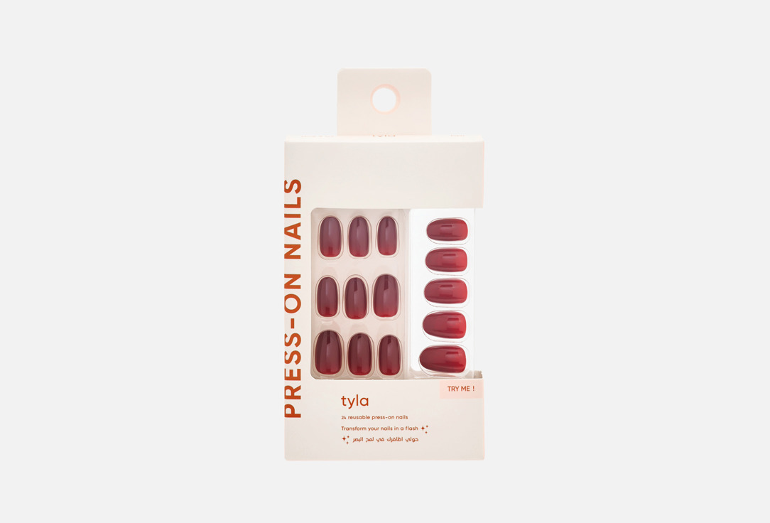 Tyla Press On Nails Oval 03, Myst 24 pcs Tyla Press On Nails Oval