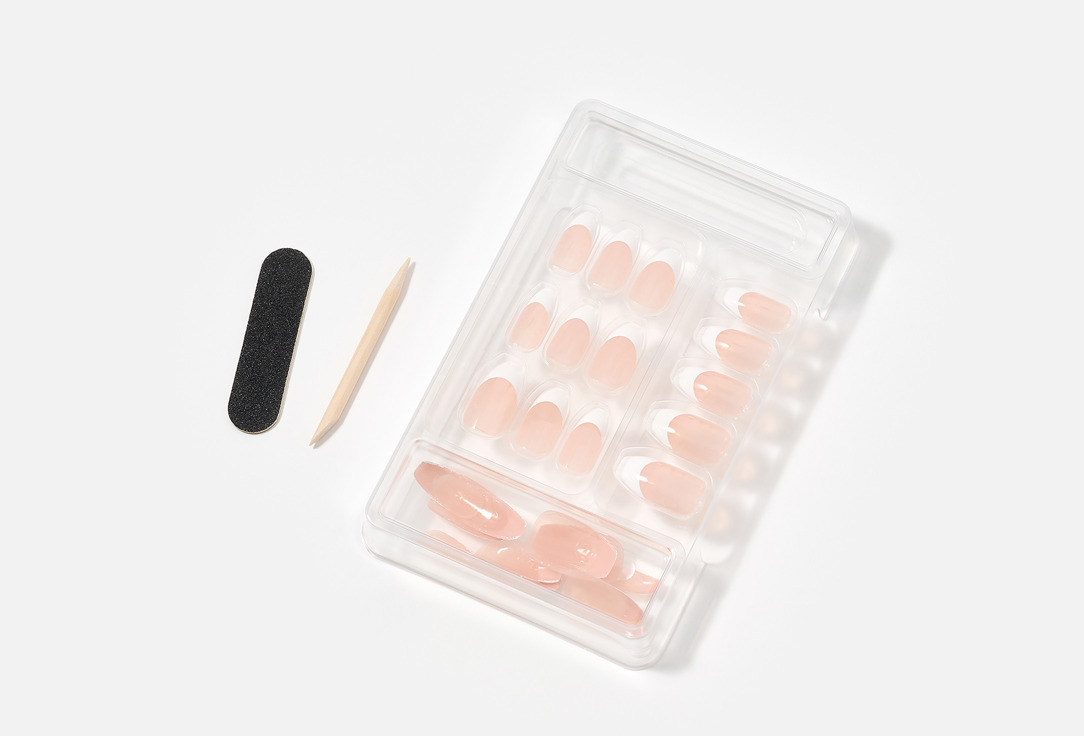 Tyla Press On Nails Coffin 08, Flare 24 pcs Tyla Press On Nails Coffin