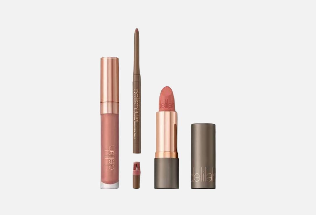 DELILAH Lip Makeup Set Lip Wardrobe Collection Warm 2 DELILAH Lip Makeup Set Lip Wardrobe Collection