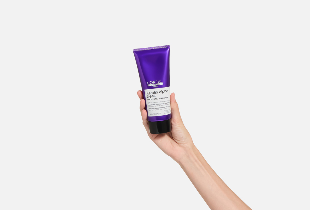 LOreal professionnel smoothing hair treatment cream Keratin Alpha Sleek 200 l LOreal professionnel smoothing hair treatment cream Keratin Alpha Sleek