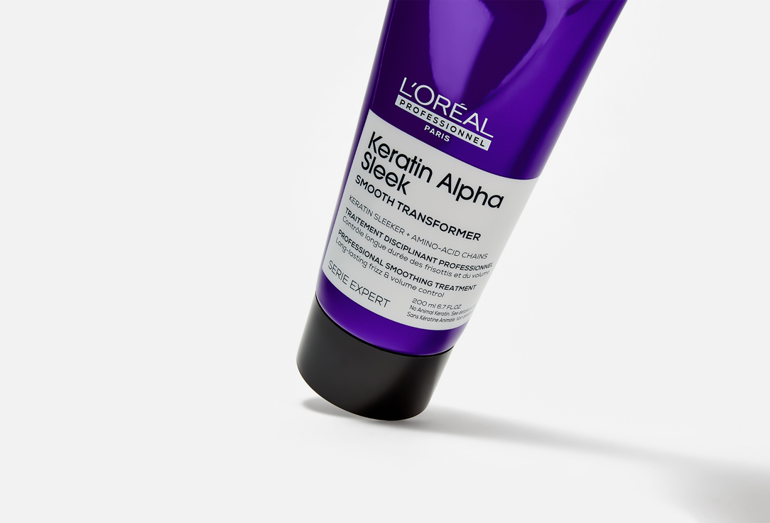 LOreal professionnel smoothing hair treatment cream Keratin Alpha Sleek 200 l LOreal professionnel smoothing hair treatment cream Keratin Alpha Sleek
