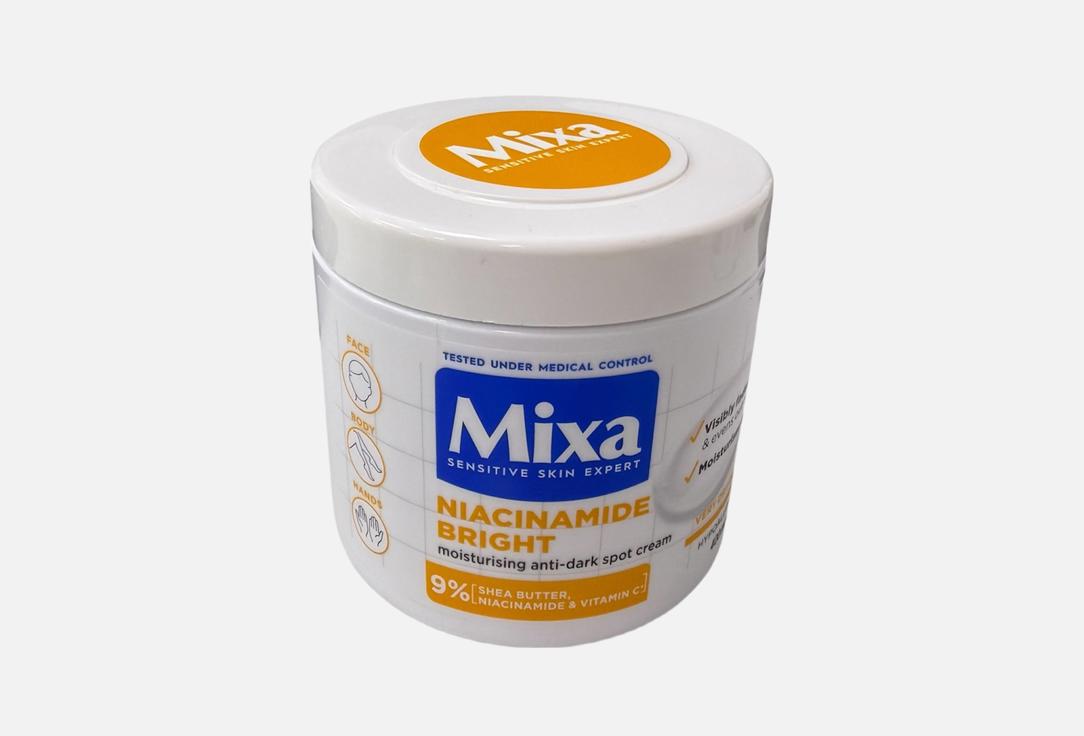 mixa RESTORING BODY CREAM Niacinamide Bright Moisturising Anti-Dark Spot Cream 400 ml mixa RESTORING BODY CREAM Niacinamide Bright Moisturising Anti-Dark Spot Cream