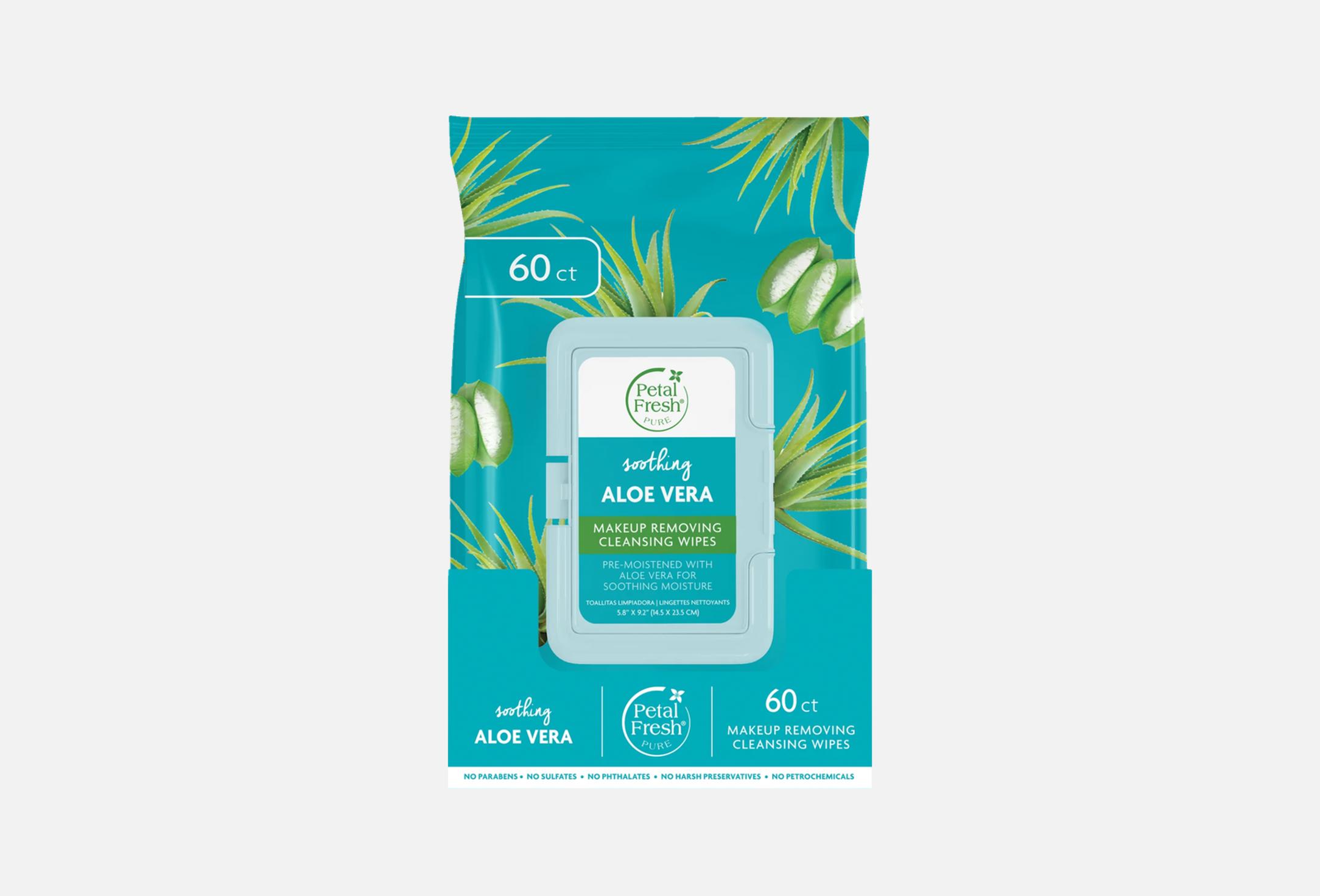 Aloe Vera Makeup Wipes  60 