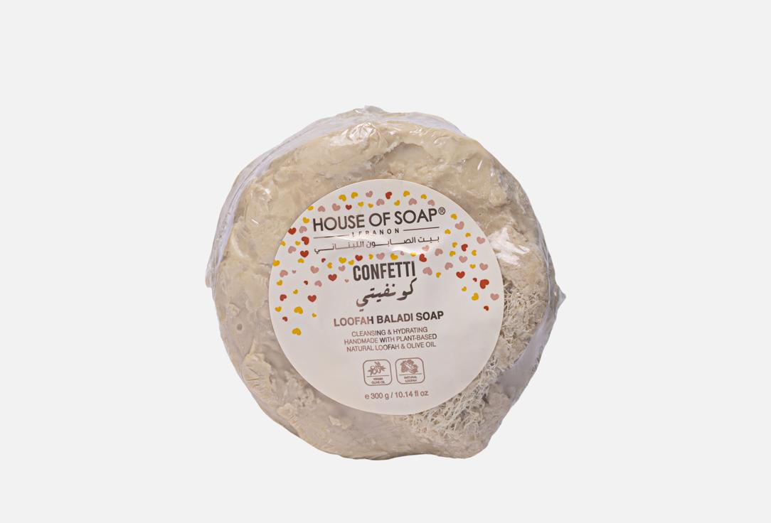 HOUSE OF SOAP LEBANON Loofah Baladi Soap Confetti