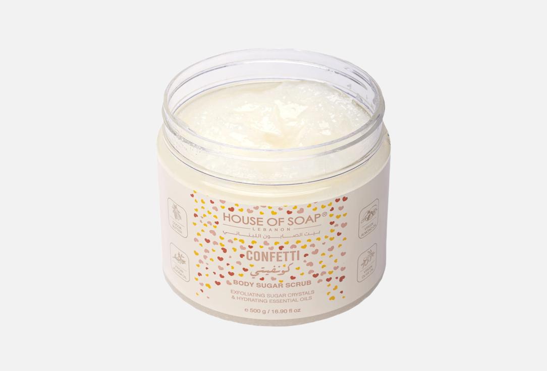 HOUSE OF SOAP LEBANON Body Sugar Scrub Confetti 500 g HOUSE OF SOAP LEBANON Body Sugar Scrub Confetti