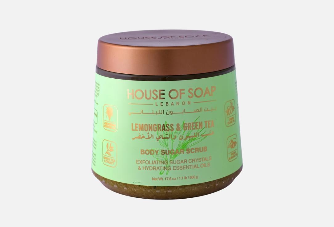 HOUSE OF SOAP LEBANON Body Sugar Scrub Lemongrass & Green Tea
