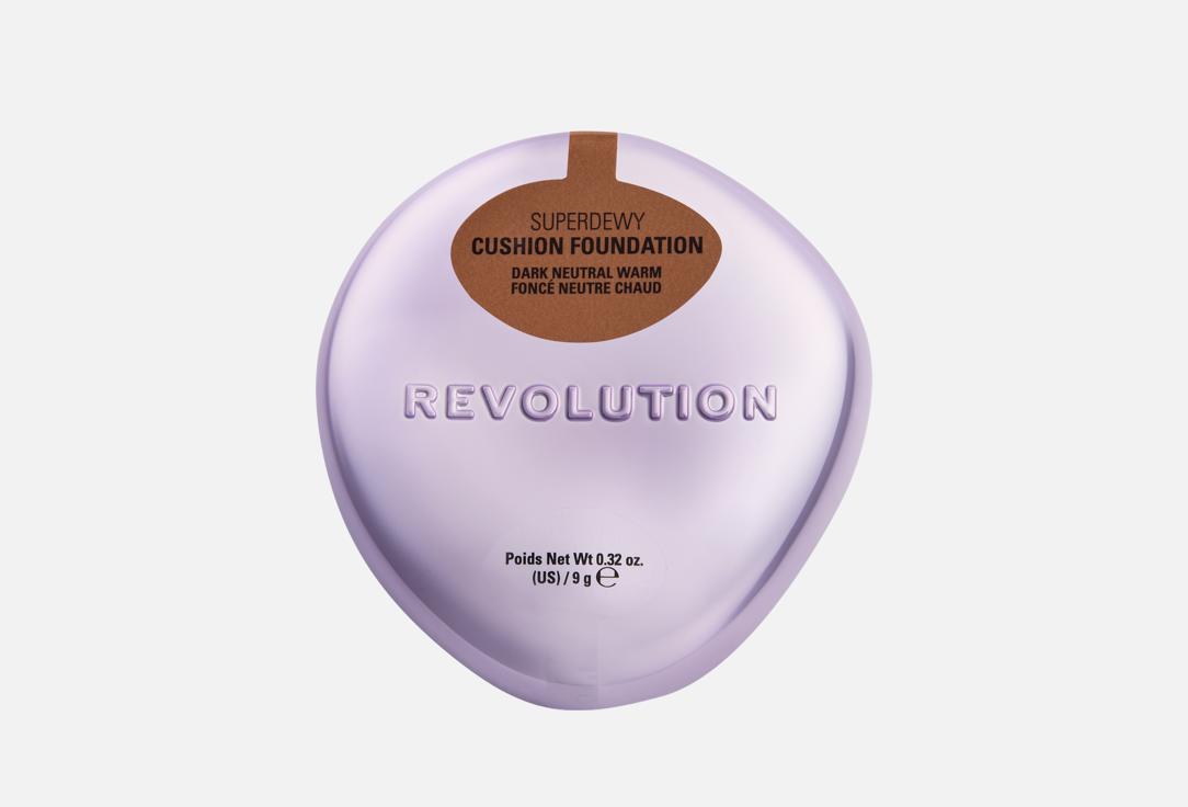 MakeUp Revolution Cushion Foundation Superdewy Dark Neutral Warm 9 g MakeUp Revolution Cushion Foundation Superdewy